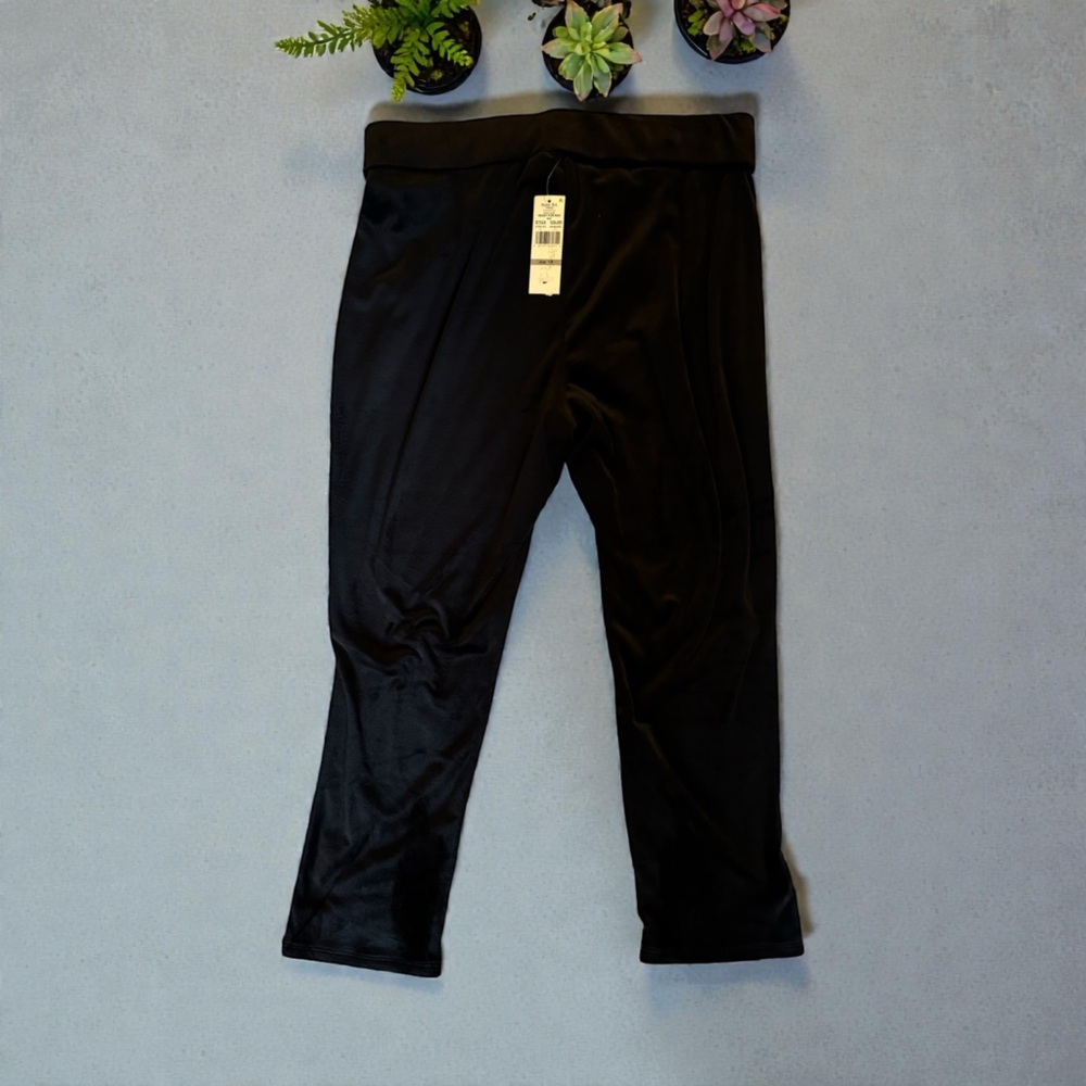 Ruby Rd. Black Velvet Bottoms - Picture 2 of 4